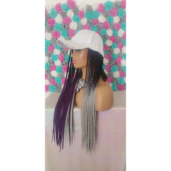 Braided cap wig